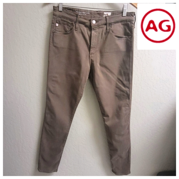 AG Adriano Goldschmied Farrah High Rise Skinny Ankle Toupe Size 30R - Picture 1 of 15